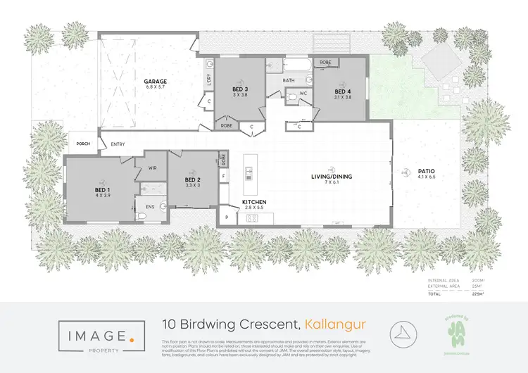 Floorplan of Homely house listing, 10 Birdwing Crescent, Kallangur QLD 4503