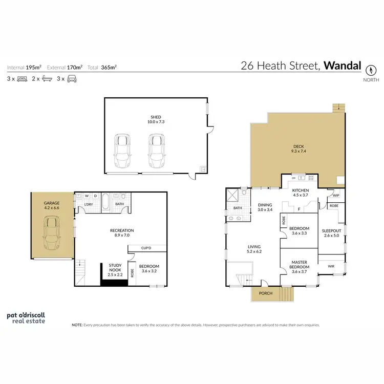 Floorplan of Homely house listing, 26 Heath Street, Wandal QLD 4700