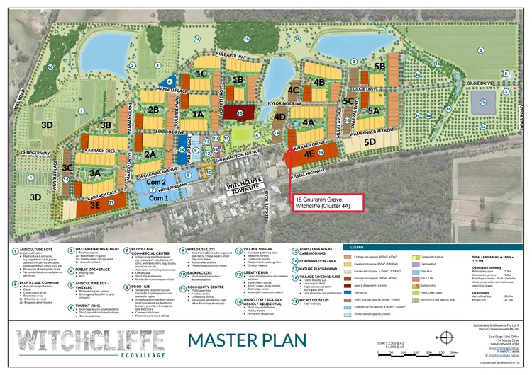 Floorplan of Homely land listing, 16 Gnuraren Grove, Witchcliffe WA 6286
