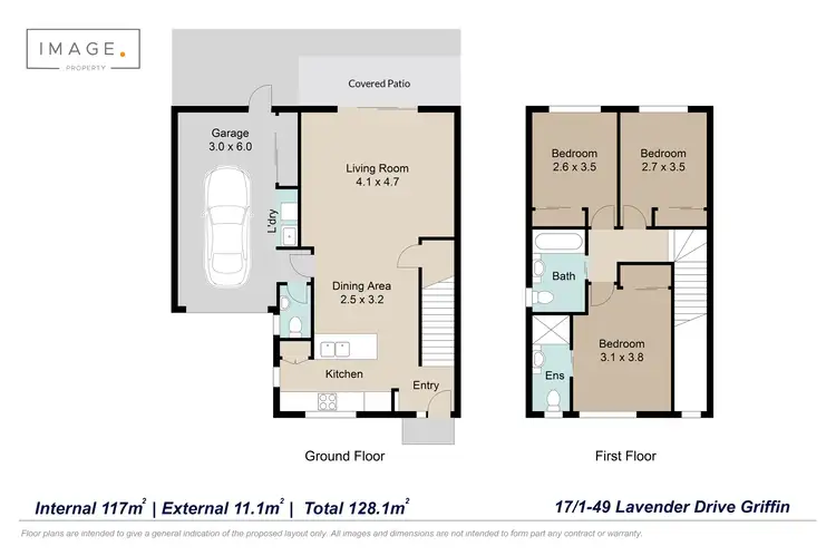 Floorplan of Homely townhouse listing, 17/1-49 Lavender Drive, Griffin QLD 4503