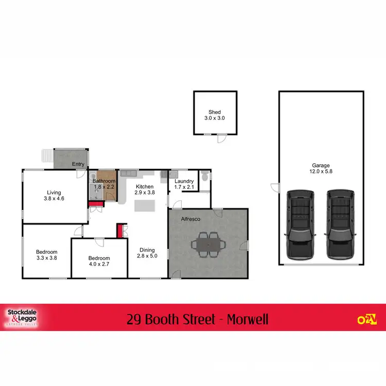 Floorplan of Homely house listing, 29 Booth Street, Morwell VIC 3840
