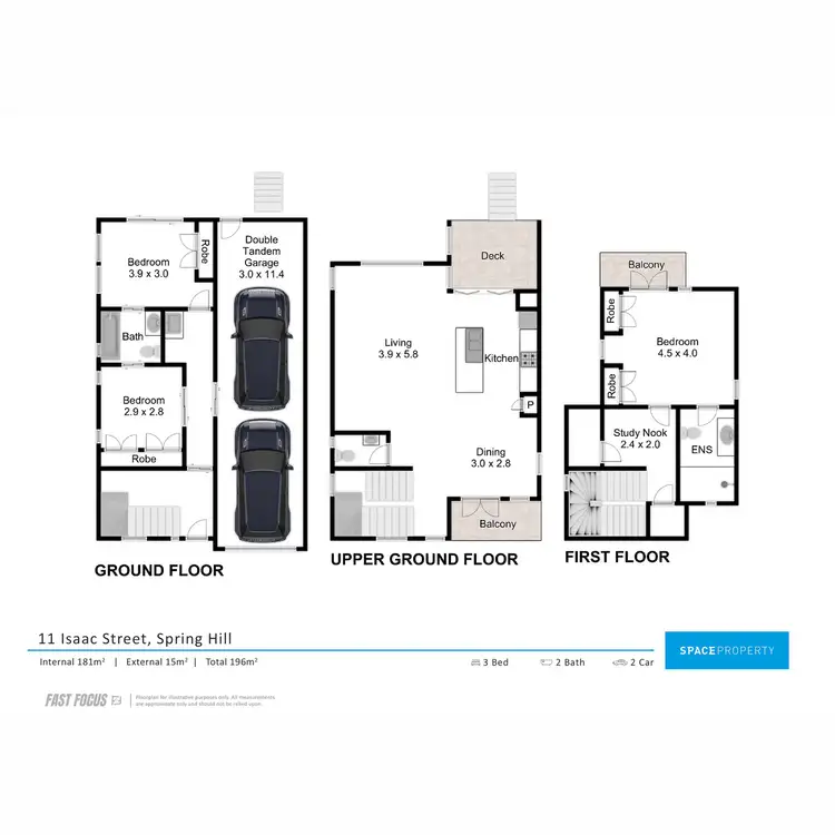 Floorplan of Homely house listing, 11 Isaac Street, Spring Hill QLD 4000