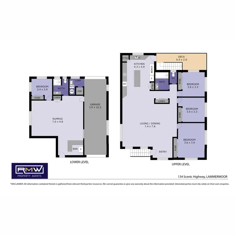 Floorplan of Homely house listing, 134 Scenic Highway, Lammermoor QLD 4703