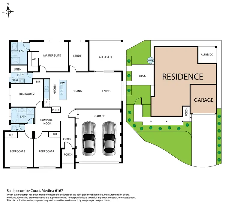 Floorplan of Homely house listing, 8A Lipscombe Court, Medina WA 6167