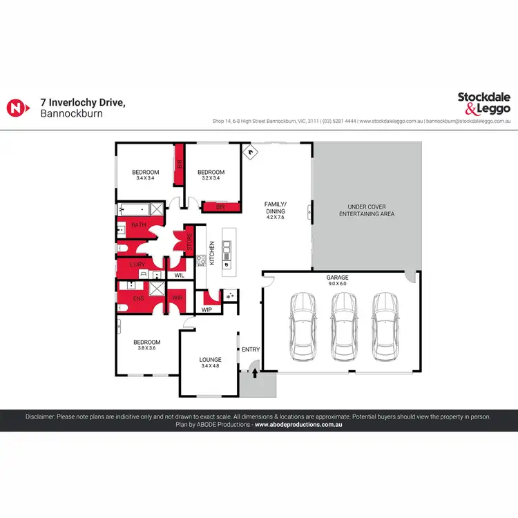 Floorplan of Homely house listing, 7 Inverlochy Drive, Bannockburn VIC 3331