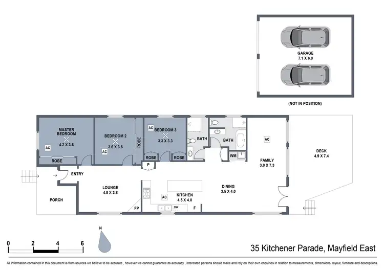 Floorplan of Homely house listing, 35 Kitchener Parade, Mayfield East NSW 2304