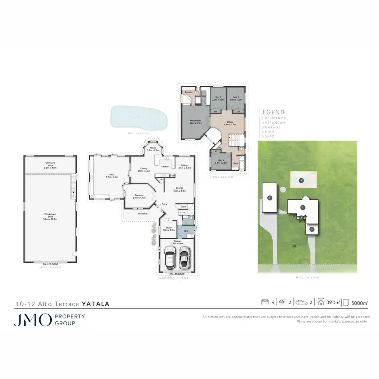 Floorplan of Homely rural property listing, 10-12 Alto Terrace, Yatala QLD 4207