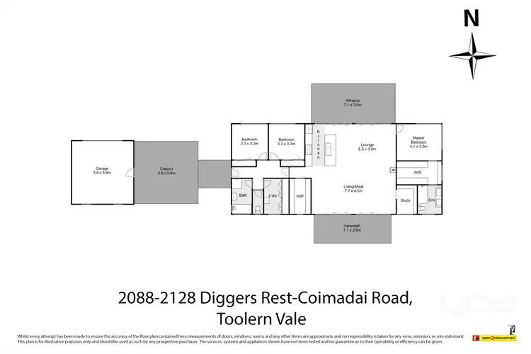 Floorplan of Homely house listing, 2088 - 2128 Diggers Rest - Coimadai Road, Toolern Vale VIC 3337