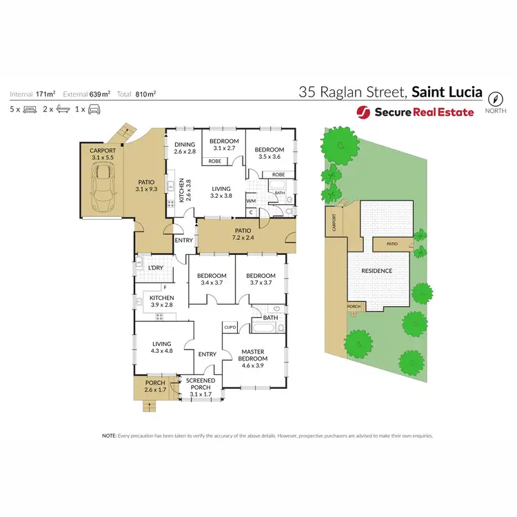 Floorplan of Homely house listing, 35 Raglan Street, St Lucia QLD 4067