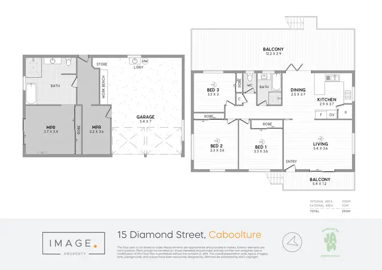 Floorplan of Homely house listing, 15 Diamond Street, Caboolture QLD 4510