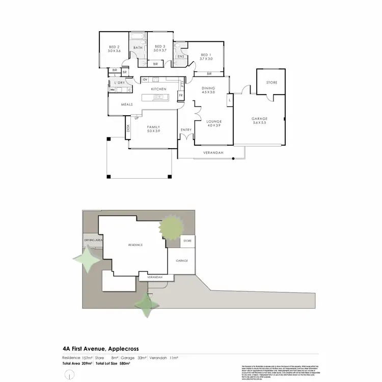 Floorplan of Homely house listing, 4A First Avenue, Applecross WA 6153