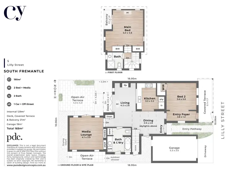 Floorplan of Homely house listing, 5 Lilly Street, South Fremantle WA 6162