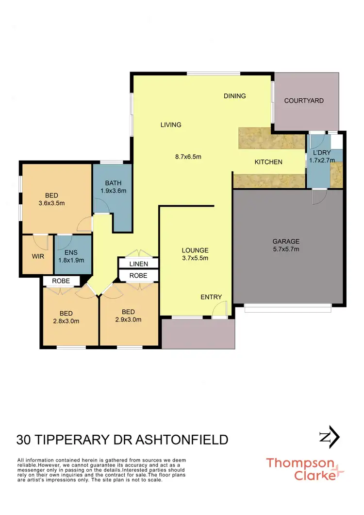 Floorplan of Homely house listing, 30 Tipperary Drive, Ashtonfield NSW 2323