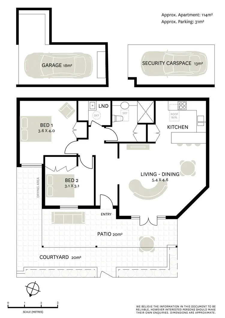 Floorplan of Homely apartment listing, 5/10 Jarocin Avenue, Glebe NSW 2037