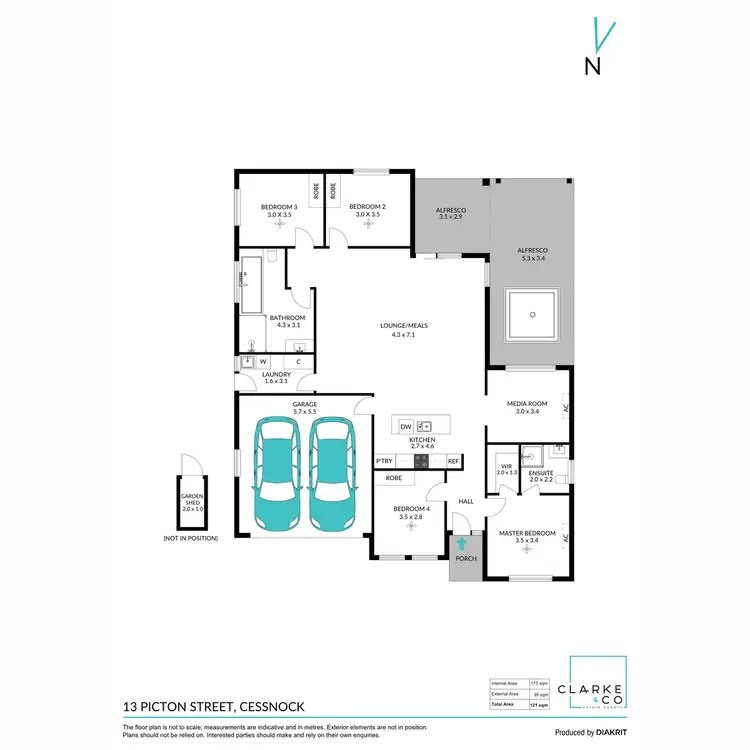 Floorplan of Homely house listing, 13 Picton Street, Cessnock NSW 2325
