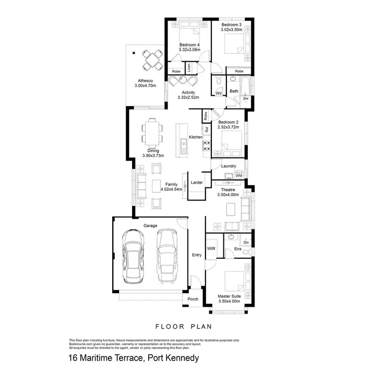 Floorplan of Homely house listing, 16 Maritime Terrace, Port Kennedy WA 6172