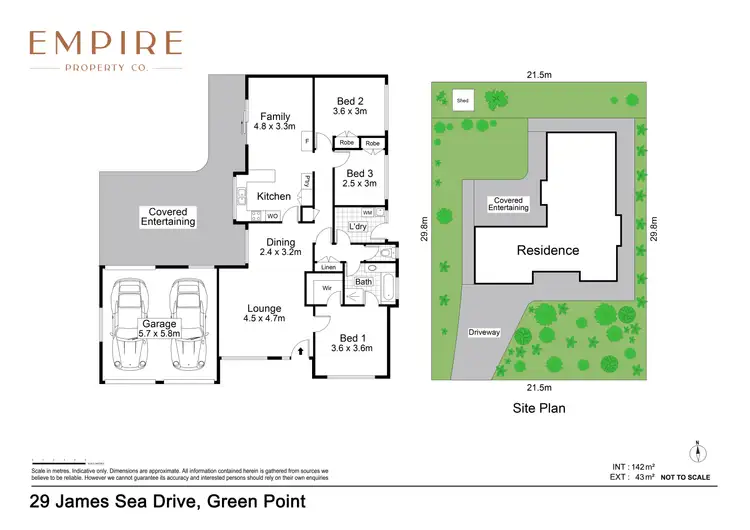 Floorplan of Homely house listing, 29 James Sea Drive, Green Point NSW 2251