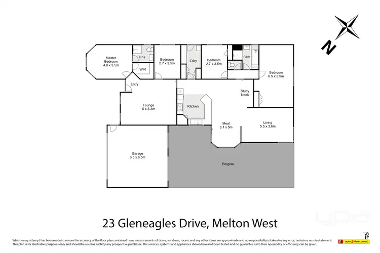 Floorplan of Homely house listing, 23 Gleneagles Drive, Melton West VIC 3337
