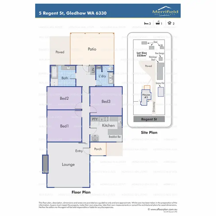Floorplan of Homely house listing, 5 Regent Street, Gledhow WA 6330