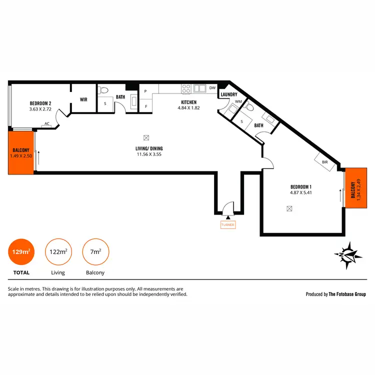 Floorplan of Homely apartment listing, 901/16-20 Coglin Street, Adelaide SA 5000