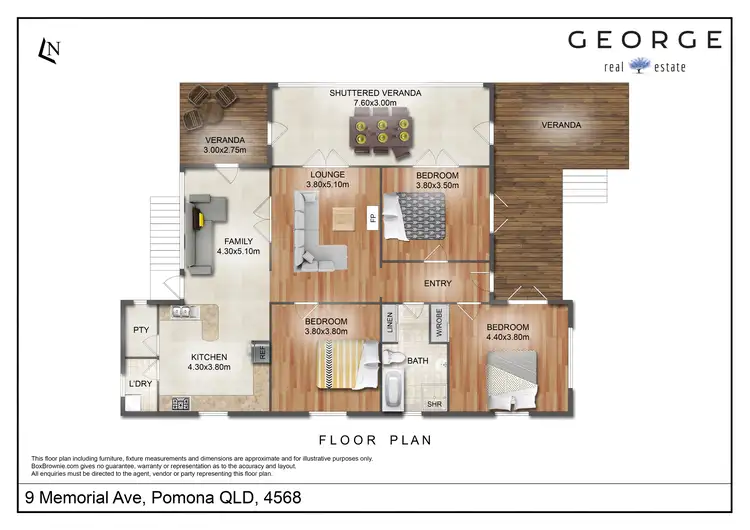 Floorplan of Homely house listing, 9 Memorial Avenue, Pomona QLD 4568