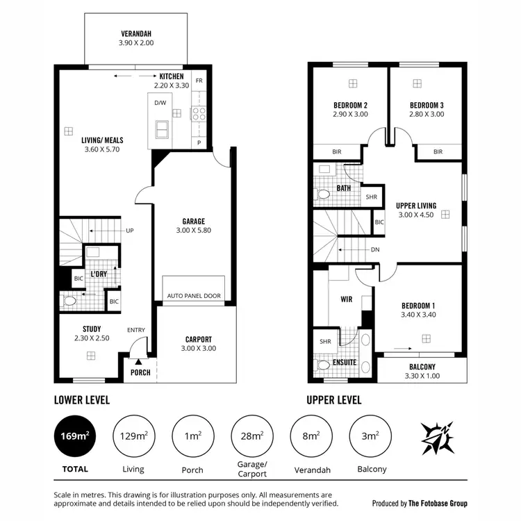 Floorplan of Homely townhouse listing, 2/10 Glen Avenue, Tranmere SA 5073