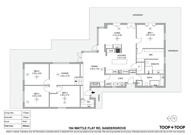 Floorplan of Homely rural property listing, 184 Wattle Flat Road, Sandergrove SA 5255