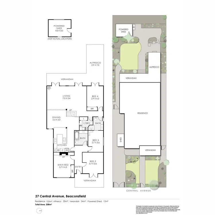 Floorplan of Homely house listing, 27 Central Avenue, Beaconsfield WA 6162