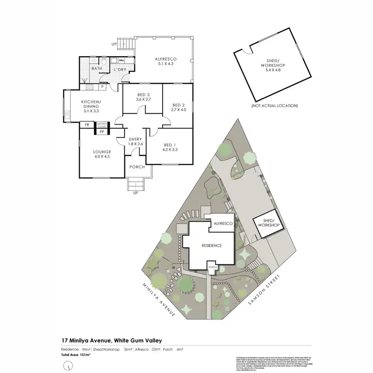 Floorplan of Homely house listing, 17 Minilya Avenue, White Gum Valley WA 6162