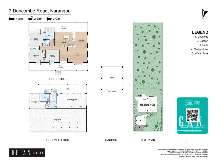 Floorplan of Homely house listing, 7 Duncombe Road, Narangba QLD 4504