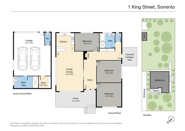 Floorplan of Homely house listing, 1 King Street, Sorrento VIC 3943