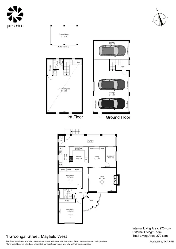 Floorplan of Homely house listing, 1 Groongal Street, Mayfield West NSW 2304