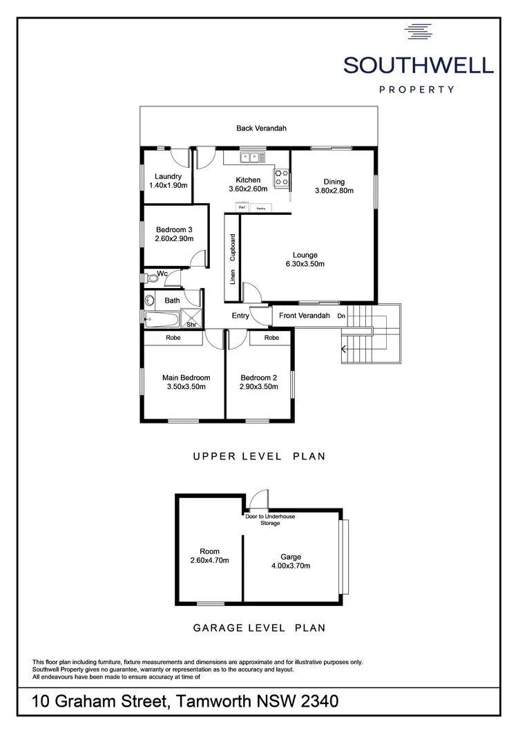 Floorplan of Homely house listing, 10 Graham Street, Tamworth NSW 2340
