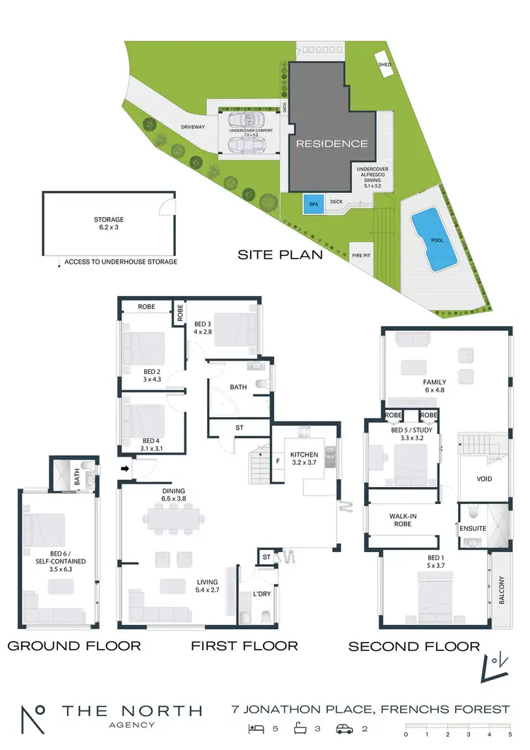 Floorplan of Homely house listing, 7 Jonathon Place, Frenchs Forest NSW 2086