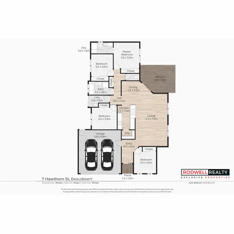 Floorplan of Homely house listing, 7 Hawthorn Street, Beaudesert QLD 4285