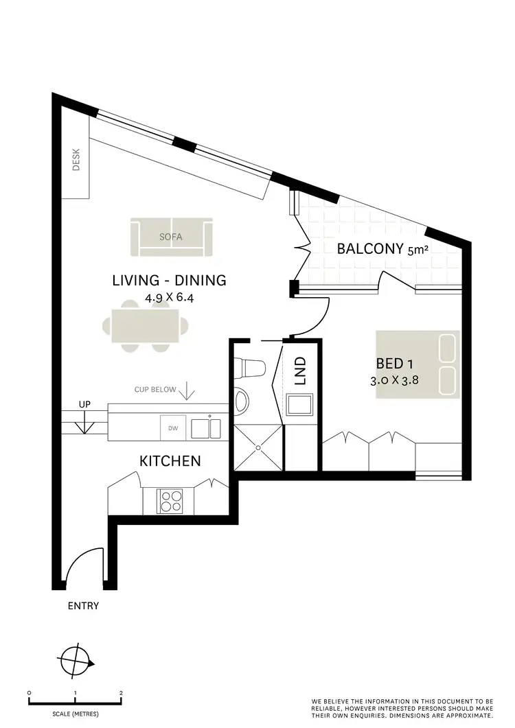 Floorplan of Homely apartment listing, 32/82 Myrtle Street, Chippendale NSW 2008