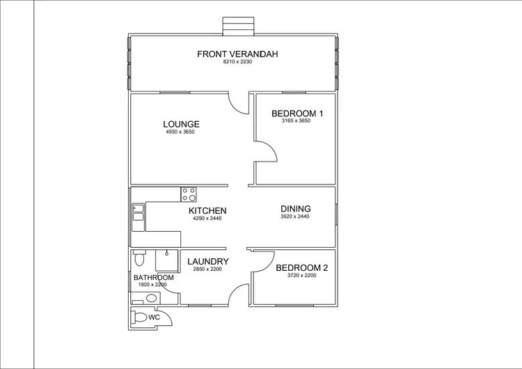 Floorplan of Homely house listing, 4 Fraser Street, Northam WA 6401