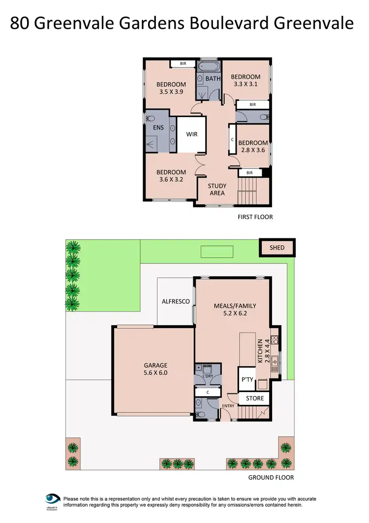 Floorplan of Homely house listing, 80 Greenvale Gardens Boulevard, Greenvale VIC 3059