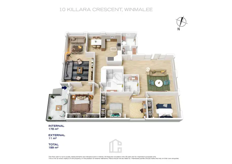 Floorplan of Homely house listing, 10 Killara Crescent, Winmalee NSW 2777
