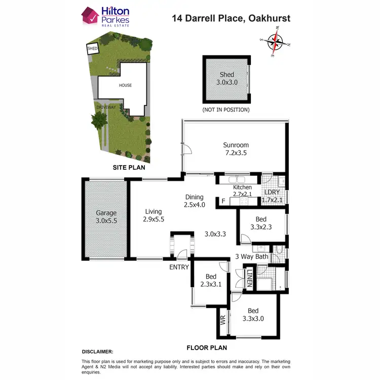 Floorplan of Homely house listing, 14 Darrell Place, Oakhurst NSW 2761