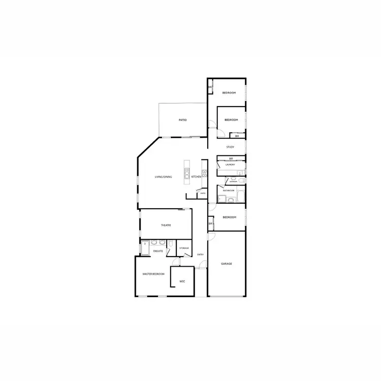 Floorplan of Homely house listing, 3 Hinxman Drive, Ellenbrook WA 6069
