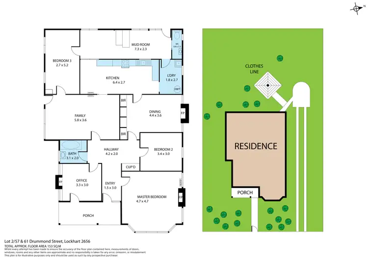 Floorplan of Homely house listing, Lot 2/57 & 61 Drummond Street, Lockhart NSW 2656