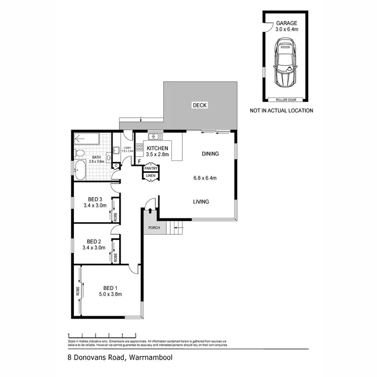Floorplan of Homely house listing, 8 Donovans Road, Warrnambool VIC 3280