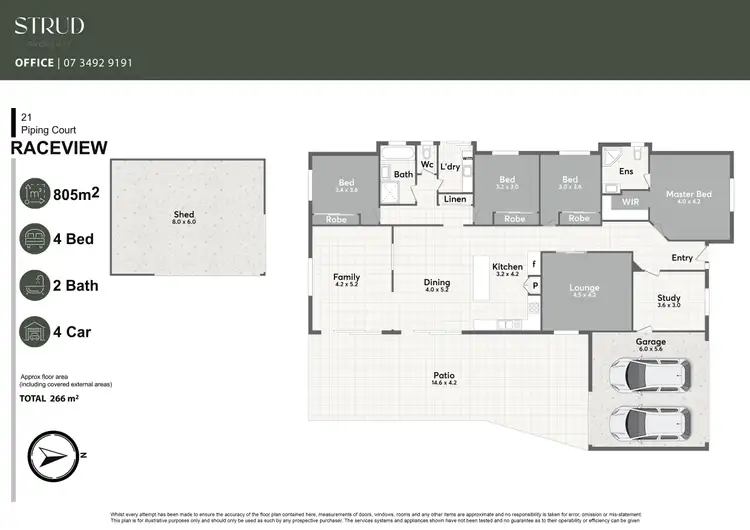 Floorplan of Homely house listing, 21 Piping Court, Raceview QLD 4305