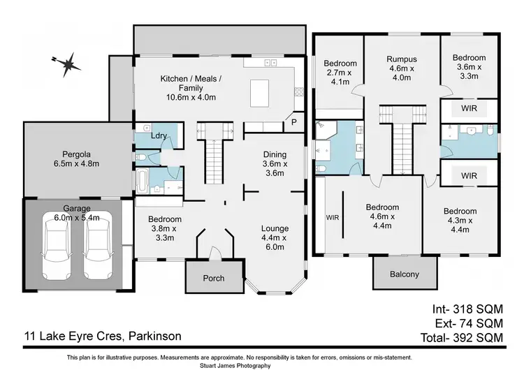 Floorplan of Homely house listing, 11 Lake Eyre Crescent, Parkinson QLD 4115