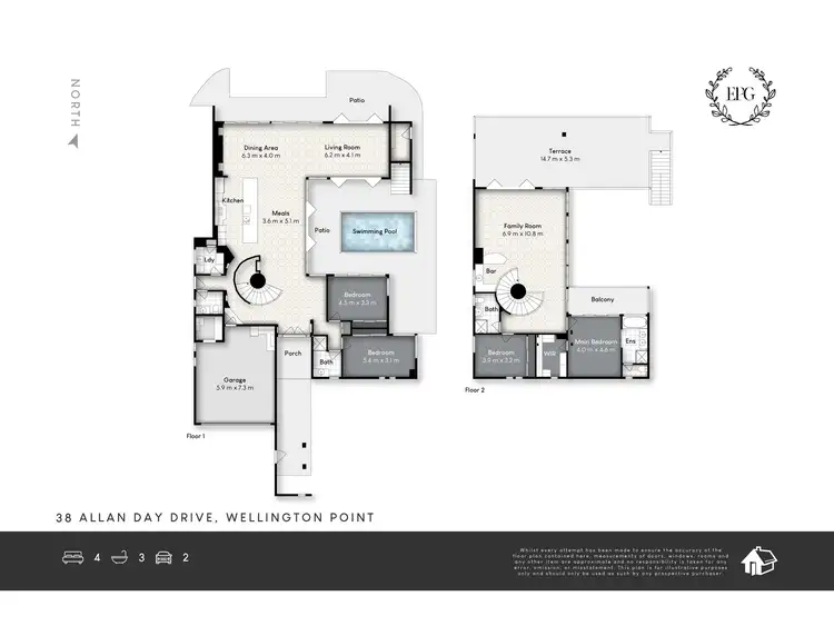 Floorplan of Homely house listing, 38 Allan Day Drive, Wellington Point QLD 4160