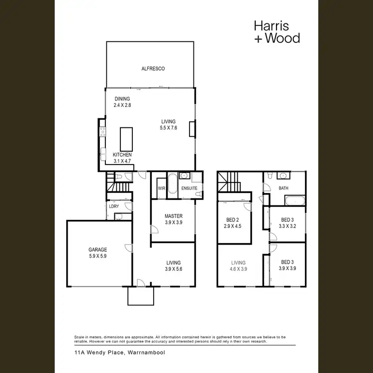 Floorplan of Homely house listing, 11A Wendy Place, Warrnambool VIC 3280