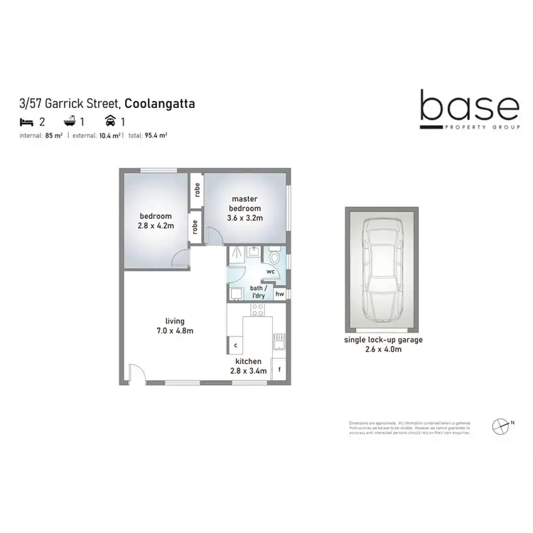 Floorplan of Homely apartment listing, 3/57 Garrick Street, Coolangatta QLD 4225