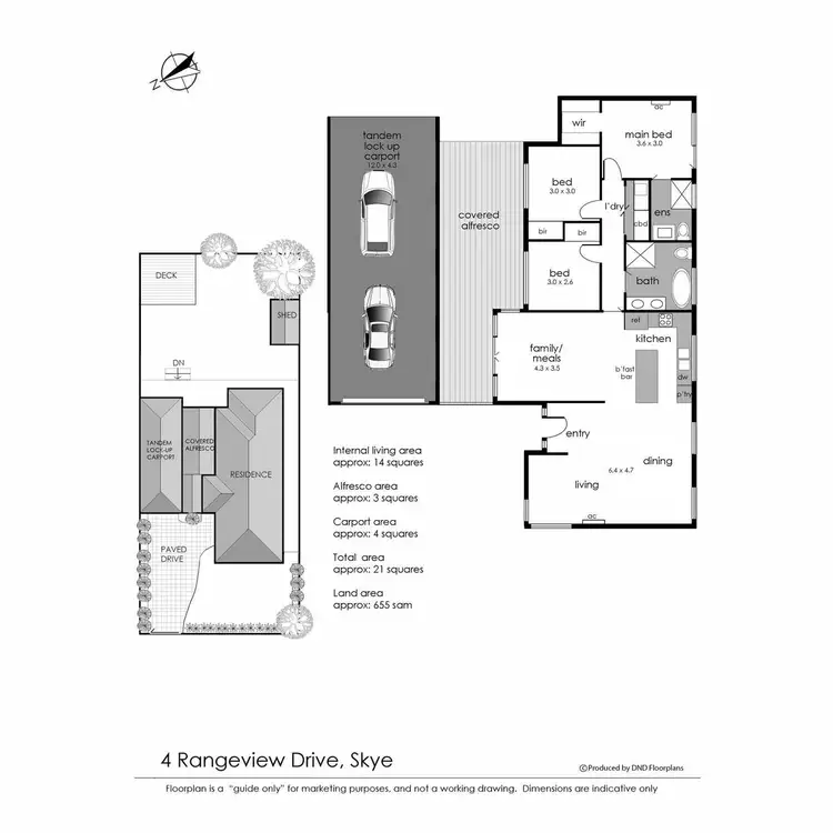 Floorplan of Homely house listing, 4 Rangeview Drive, Skye VIC 3977