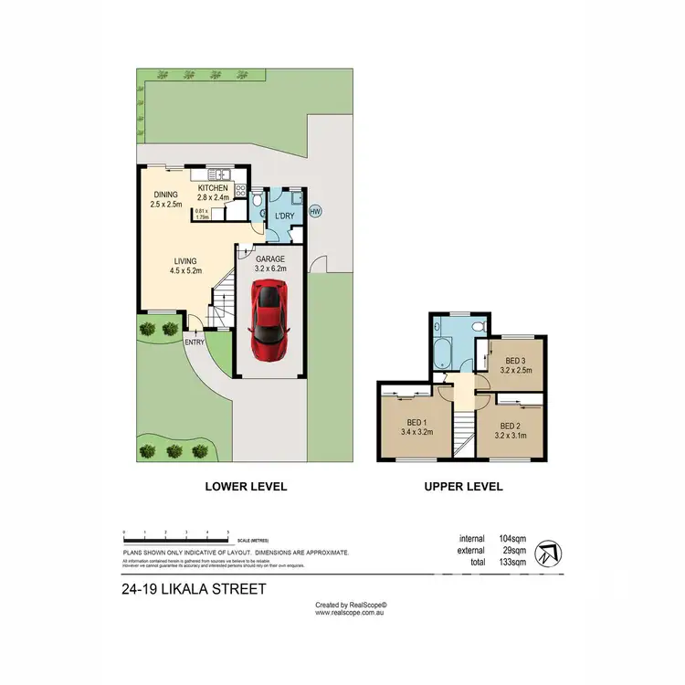 Floorplan of Homely townhouse listing, 24/19 Likala Street, Wishart QLD 4122